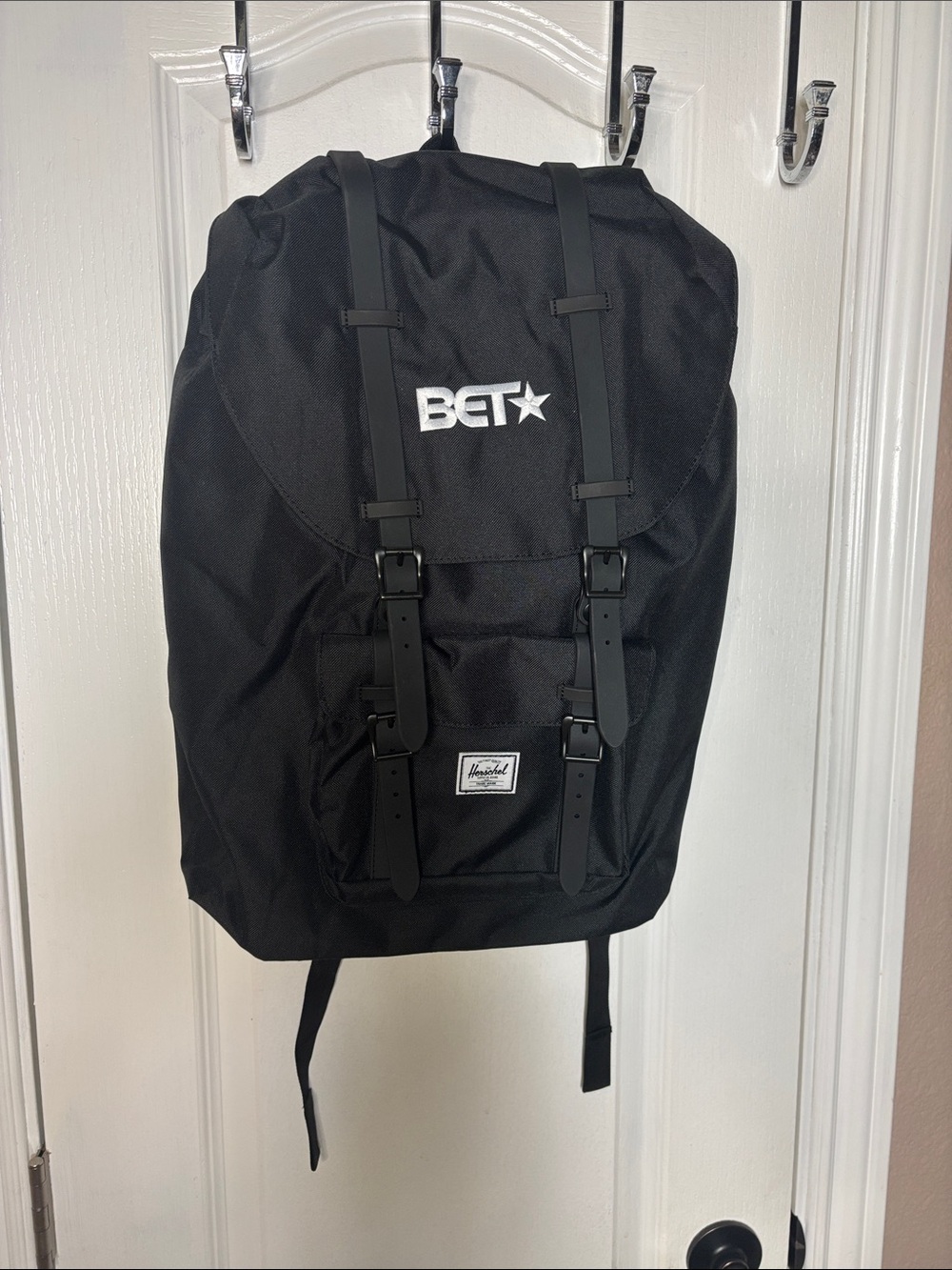Rare BET Logo Network Promotional Swag Herschel Little America Backpack NWT